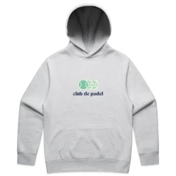 Club De Padel 'Vibora' Hoodie - Ash Grey