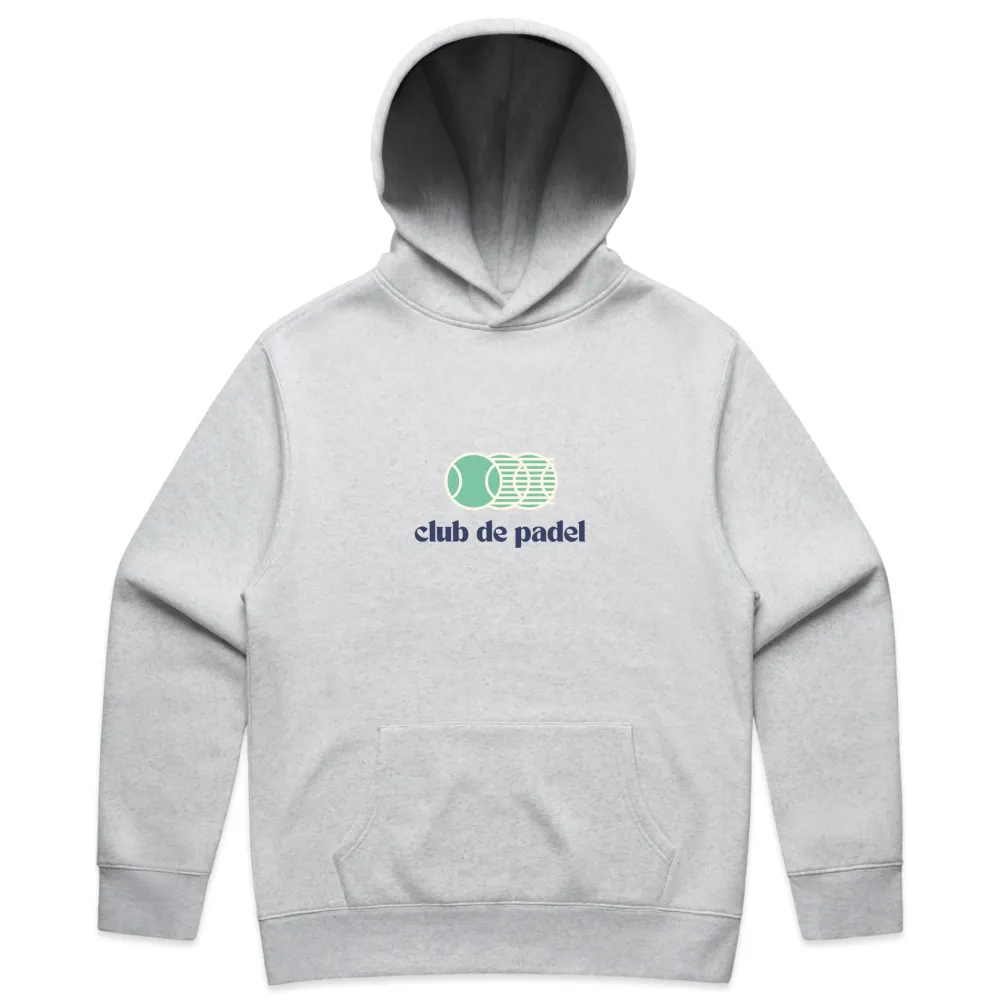 Club De Padel 'Vibora' Hoodie - Ash Grey