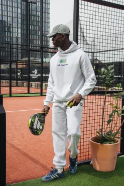 Club De Padel 'Vibora' Hoodie - Ash Grey