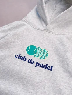 Club De Padel 'Vibora' Hoodie - Ash Grey