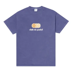 Club De Padel 'Vibora' Vintage Washed Tee - Violet
