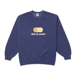 Club De Padel 'Vibora' Vintage Washed Sweater - Violet
