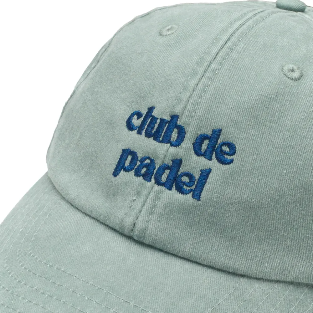 Club De Padel Vintage Washed Cap - Sage