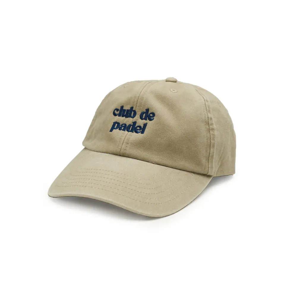 Club De Padel Washed Cap - Washed Beige