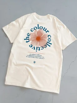 The Colour Collective Colour Collective 'Classic Wallflower' Tee - Natural