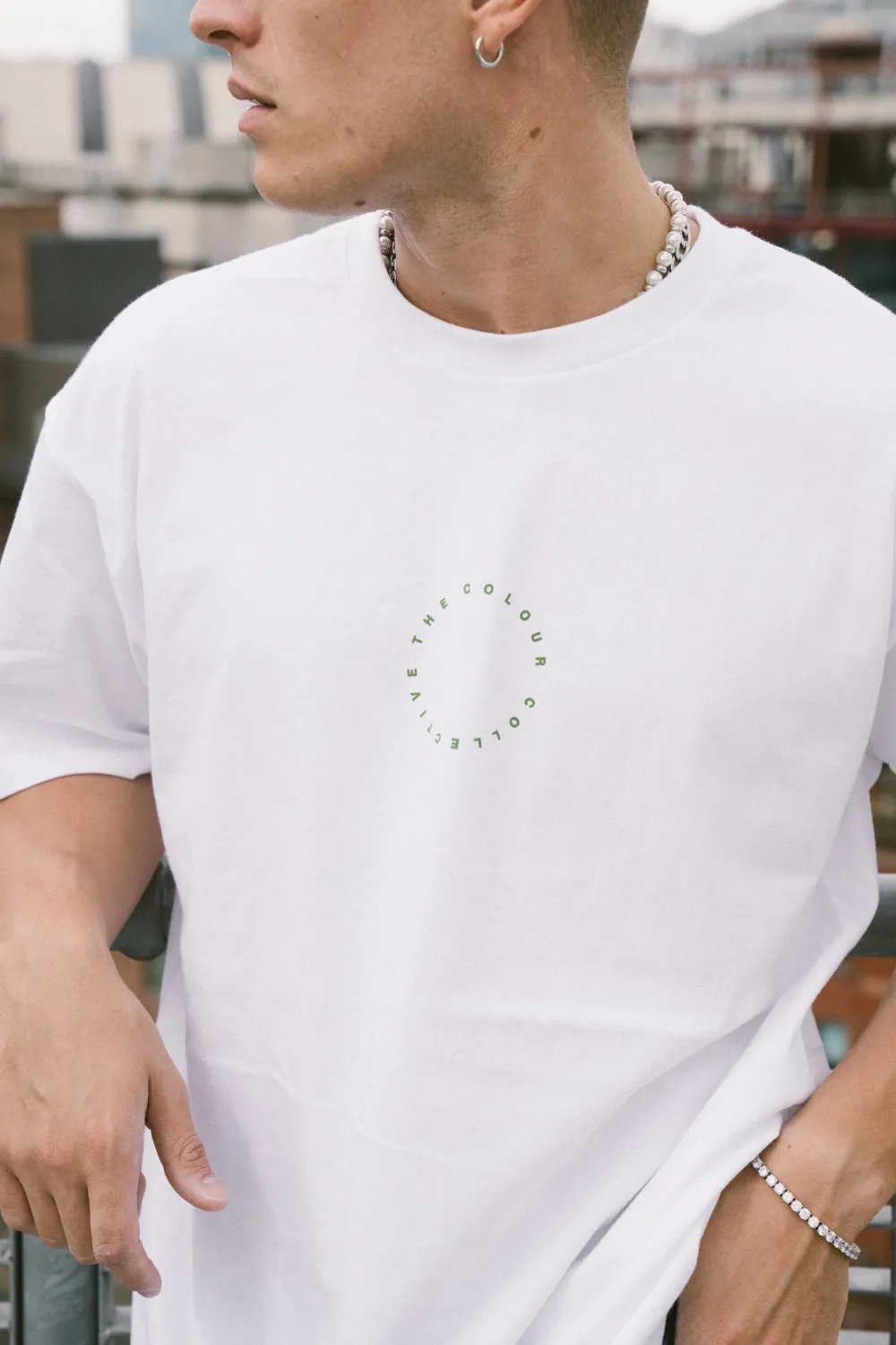 The Colour Collective Colour Collective 'Original Wallflower' Tee - White