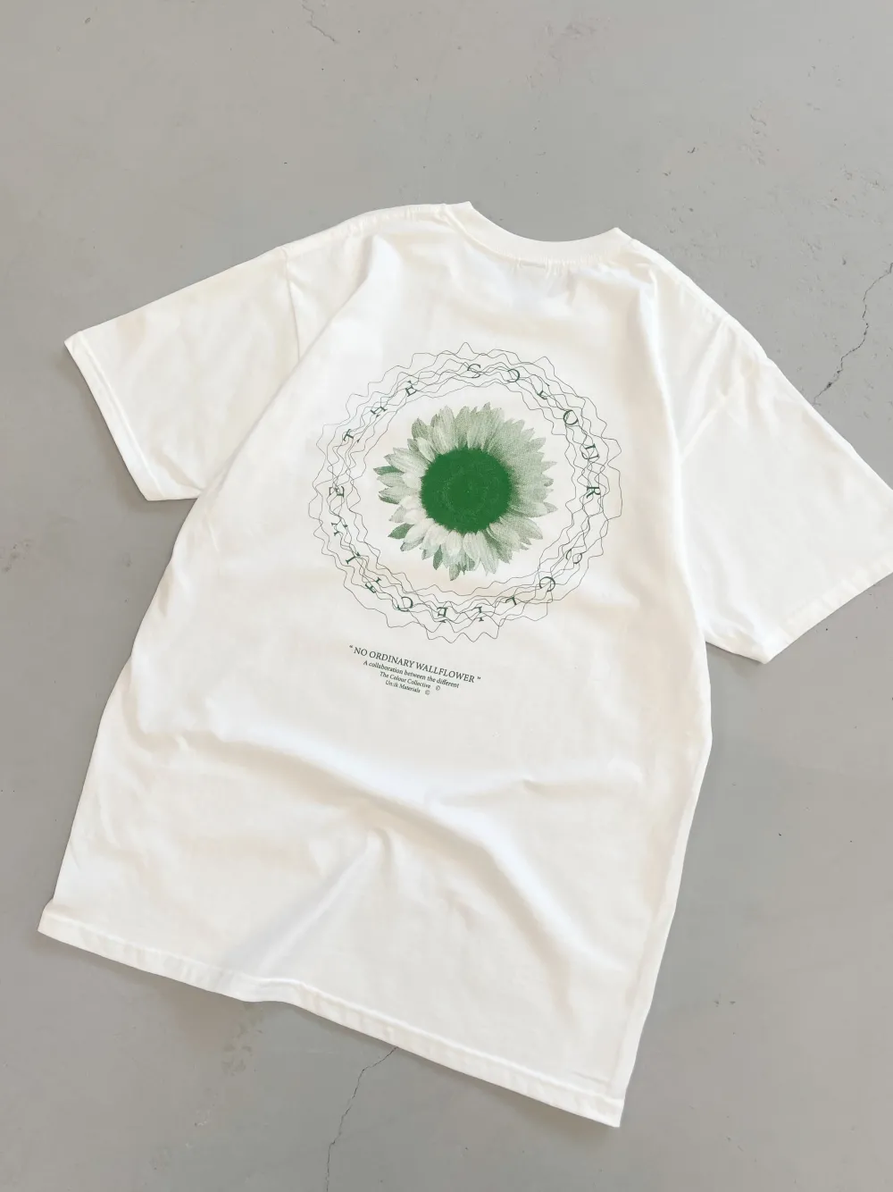 The Colour Collective Colour Collective 'Original Wallflower' Tee - White