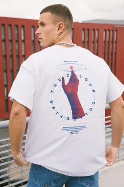 The Colour Collective Colour Collective 'Reach' Tee - Ash