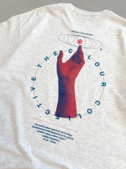 The Colour Collective Colour Collective 'Reach' Tee - Ash