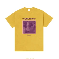 The Colour Collective Colour Collective 'Something' Tee - Vintage Washed Mustard *100K CLUB*