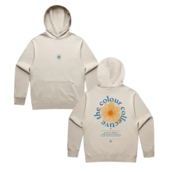 The Colour Collective Colour Collective 'Wallflower' Hoodie - Bone