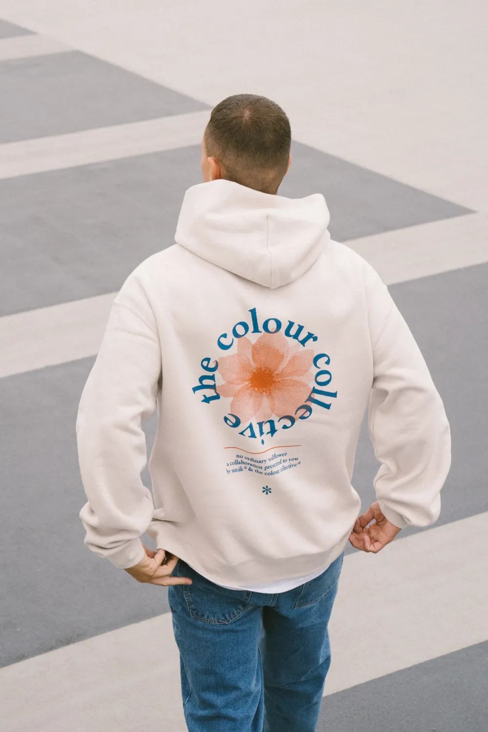 The Colour Collective Colour Collective 'Wallflower' Hoodie - Bone
