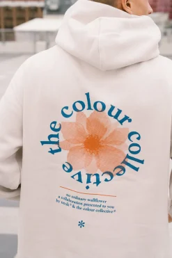 The Colour Collective Colour Collective 'Wallflower' Hoodie - Bone