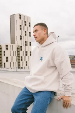 The Colour Collective Colour Collective 'Wallflower' Hoodie - Bone