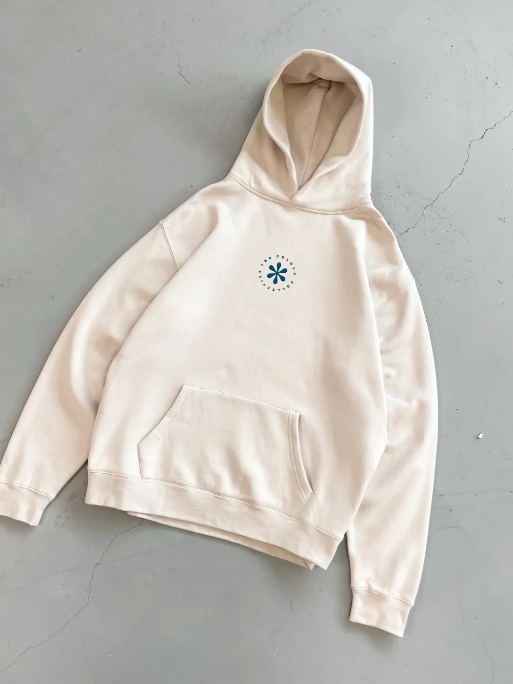 The Colour Collective Colour Collective 'Wallflower' Hoodie - Bone