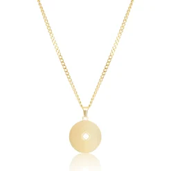 UN:IK Essentials Compass Pendant Necklace - Silver / Gold