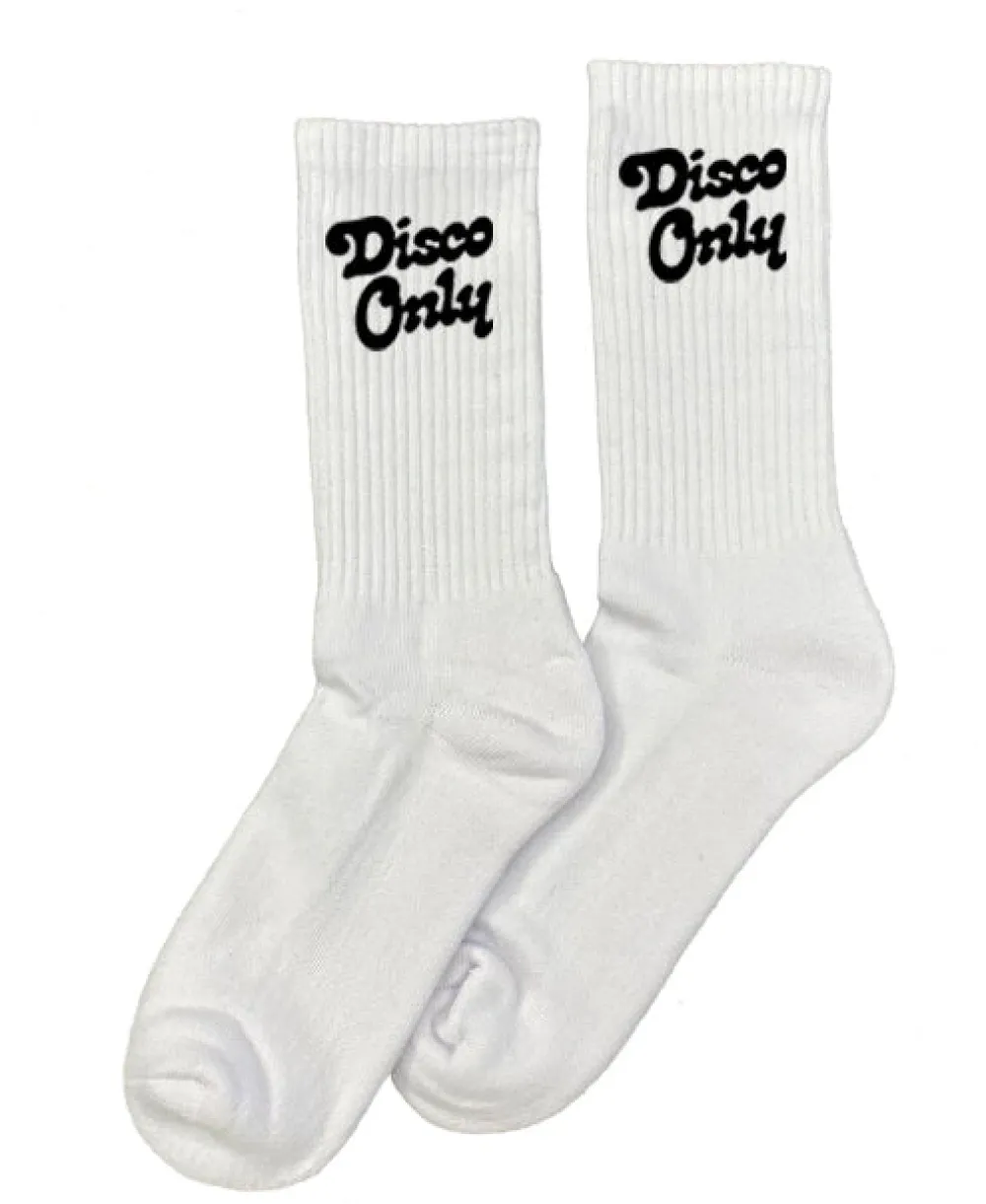 DISCO ONLY 'Dancers' Socks - White