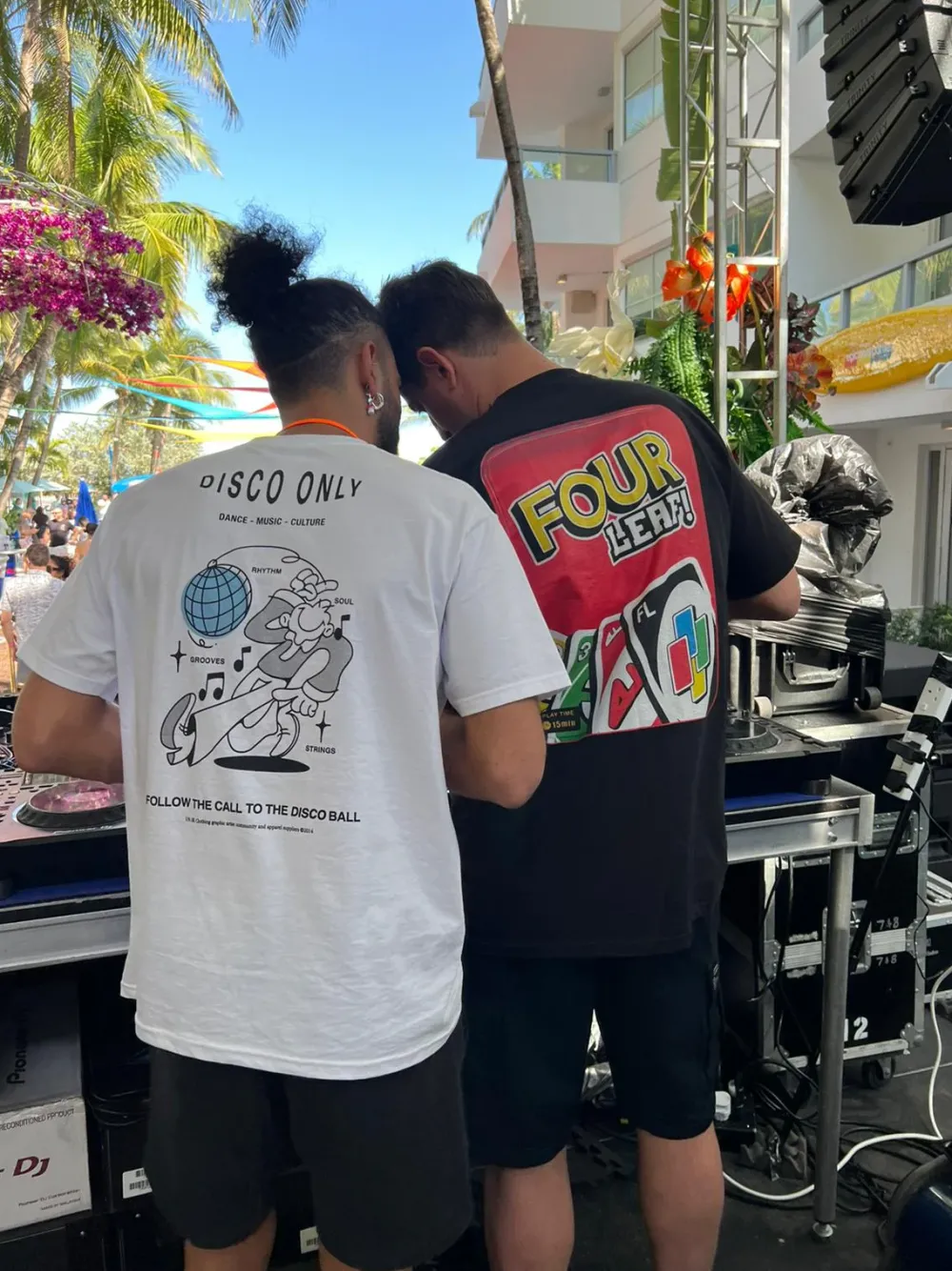 DISCO ONLY 'Disco Ball' Tee - Black / White