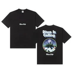DISCO ONLY 'Disco Is Calling' Tee - Black