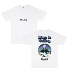DISCO ONLY 'Disco Is Calling' Tee - White