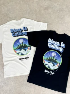 DISCO ONLY 'Disco Is Calling' Tee - White