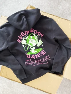 DISCO ONLY 'Everybody Dance' Hoodie - Black