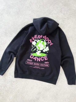 DISCO ONLY 'Everybody Dance' Hoodie - Black