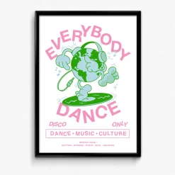 DISCO ONLY 'Everybody Dance' Print