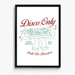 DISCO ONLY 'Italo Disco' Print