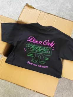 DISCO ONLY 'Italo Disco' Tee - Black
