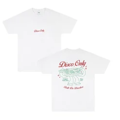 DISCO ONLY 'Italo Disco' Tee - White