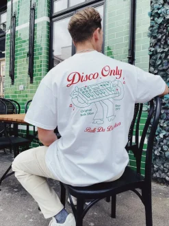 DISCO ONLY 'Italo Disco' Tee - White
