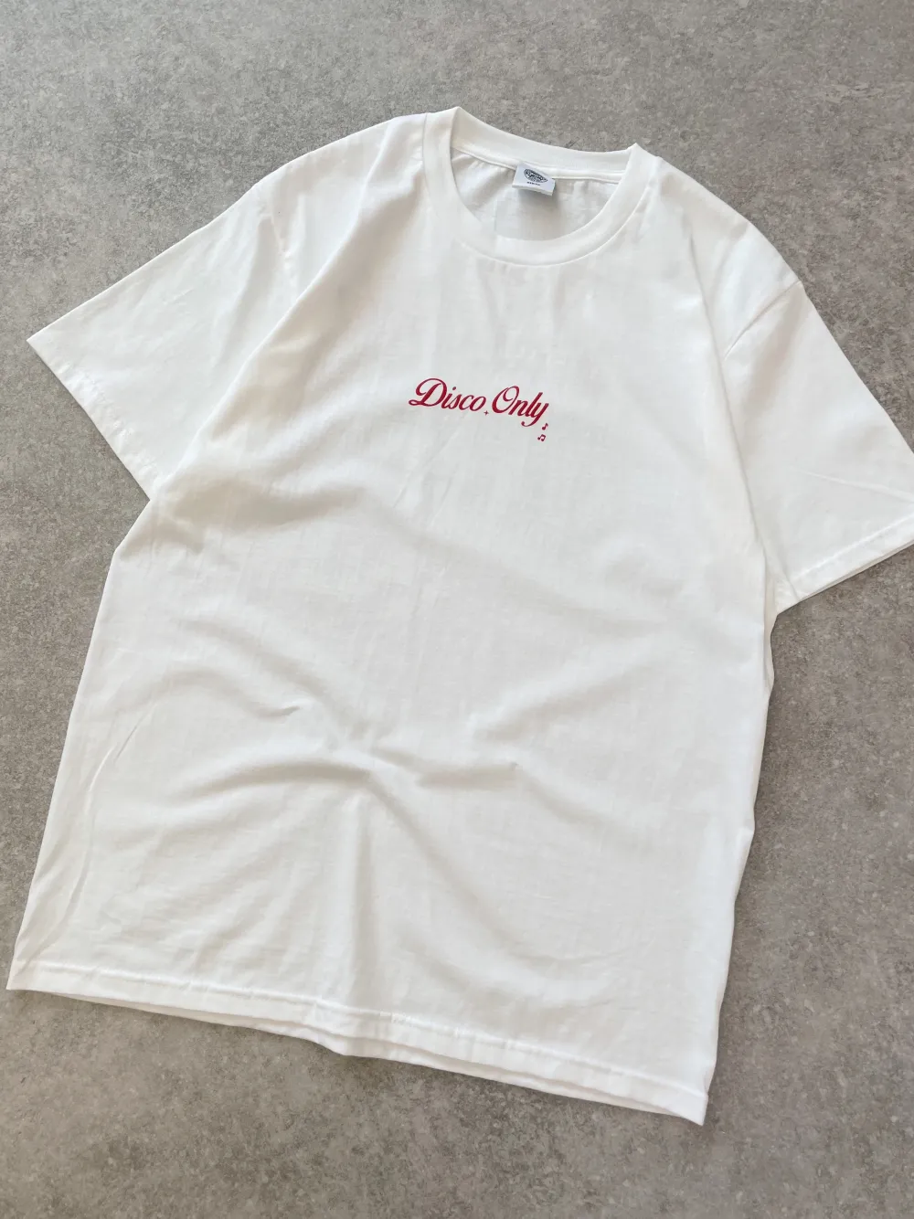 DISCO ONLY 'Italo Disco' Tee - White