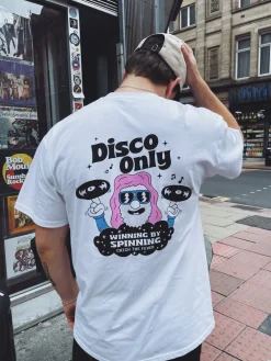 DISCO ONLY 'NYC Disco' Tee - White