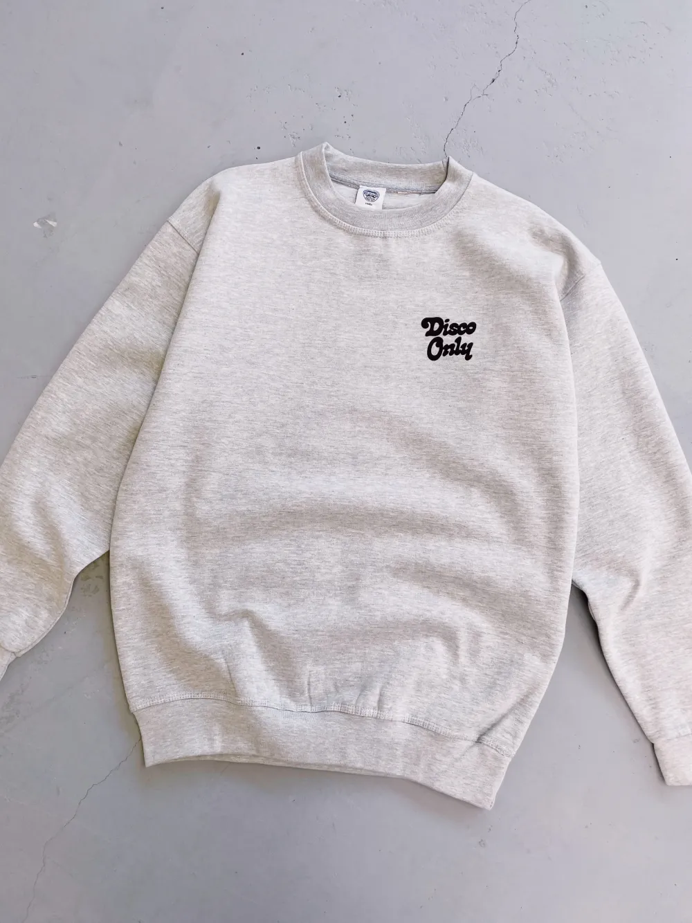 DISCO ONLY 'Play It Twice V2' Sweater - Grey