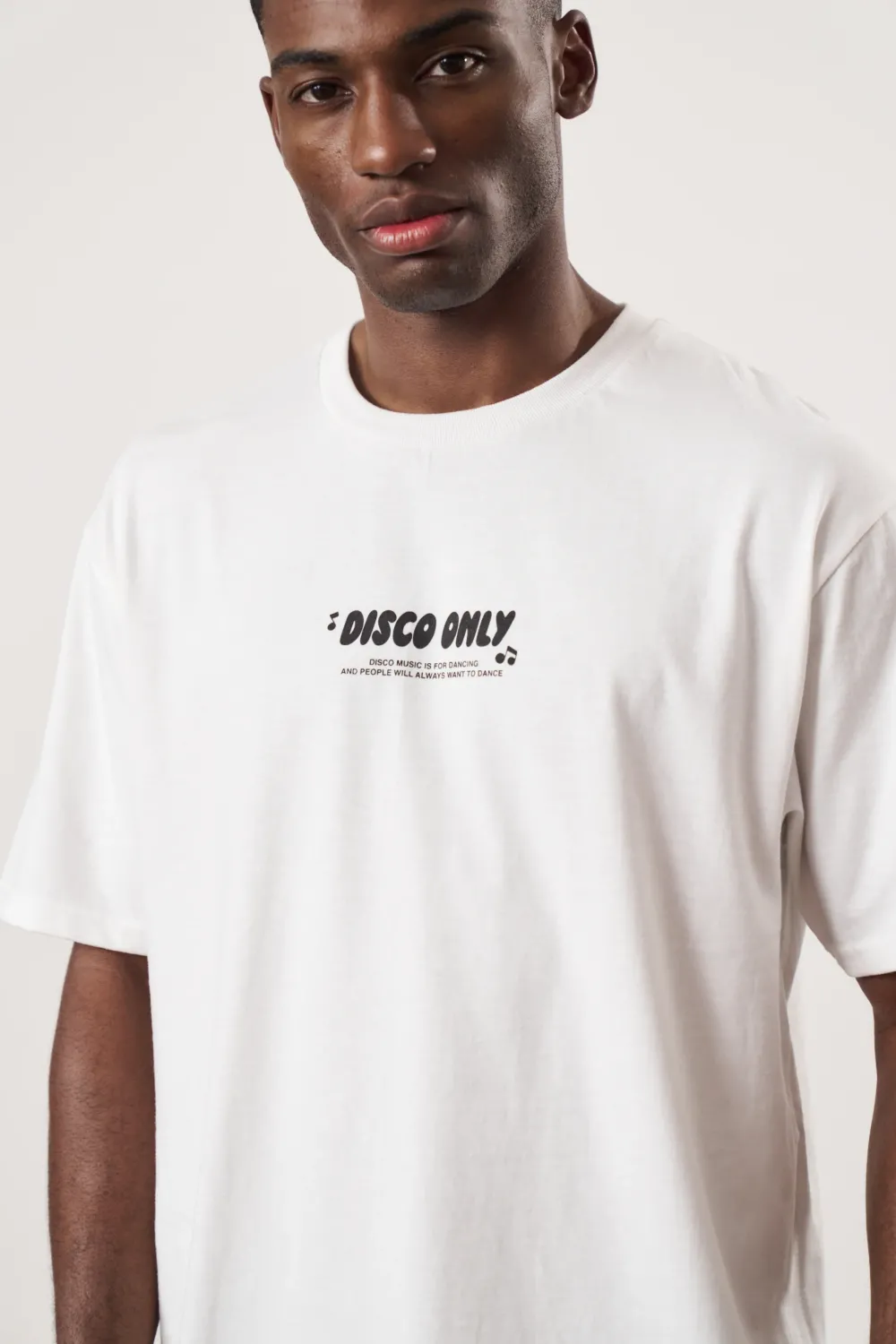DISCO ONLY 'Play It Twice V5' Tee - White