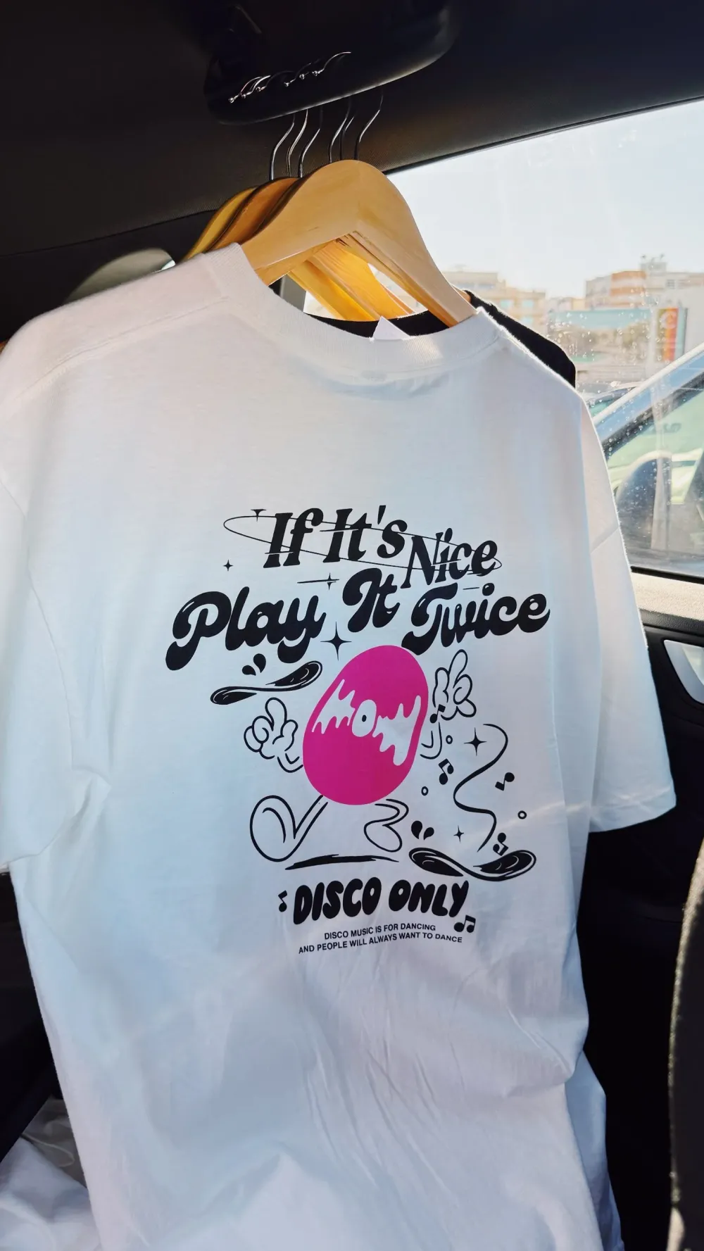 DISCO ONLY 'Play It Twice V5' Tee - White