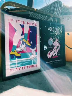 DISCO ONLY 'Play It Twice V3' Print