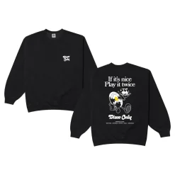 DISCO ONLY 'Play It Twice V2' Sweater - Black