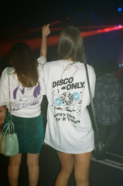 DISCO ONLY 'Play It Twice V4' Tee - White