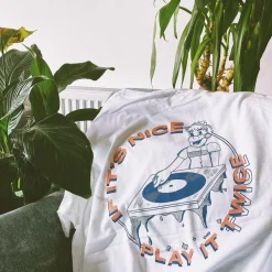DISCO ONLY 'Play it Twice V1' Tee - White