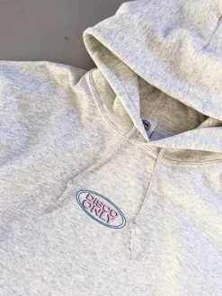 DISCO ONLY 'Play It Twice V1' Hoodie - Ash Grey