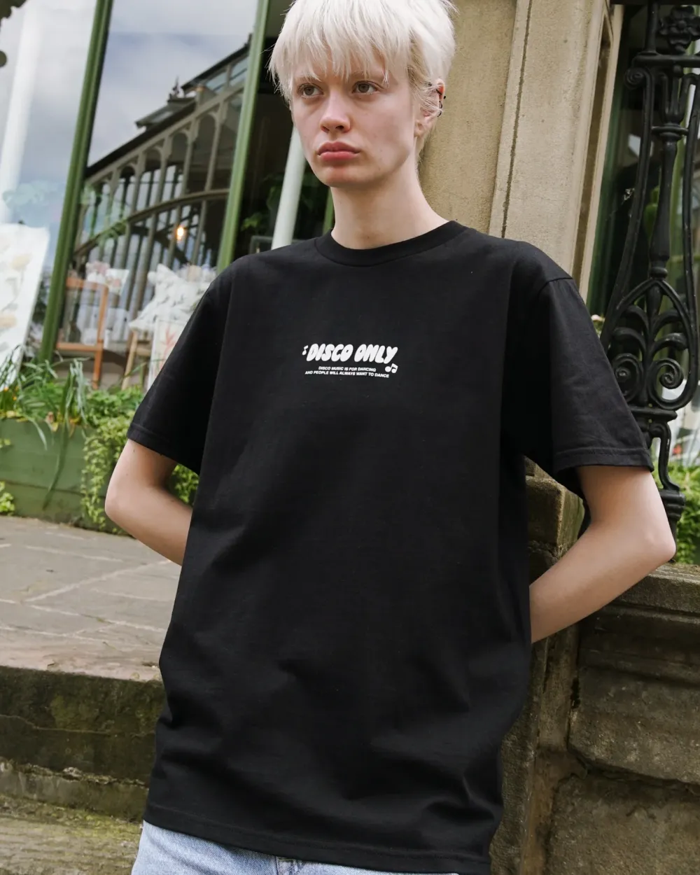 DISCO ONLY 'Play It Twice V5' Tee - Black