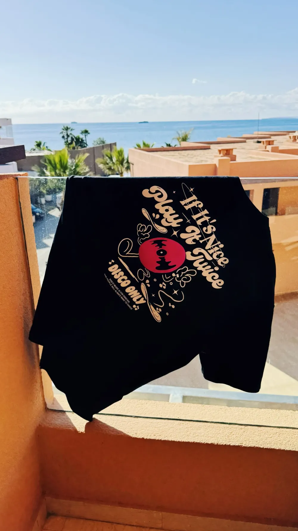 DISCO ONLY 'Play It Twice V5' Tee - Black