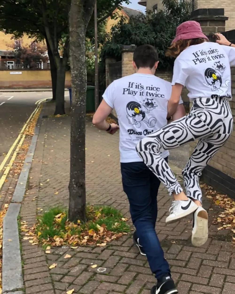 DISCO ONLY 'Play it Twice V2' Tee - White