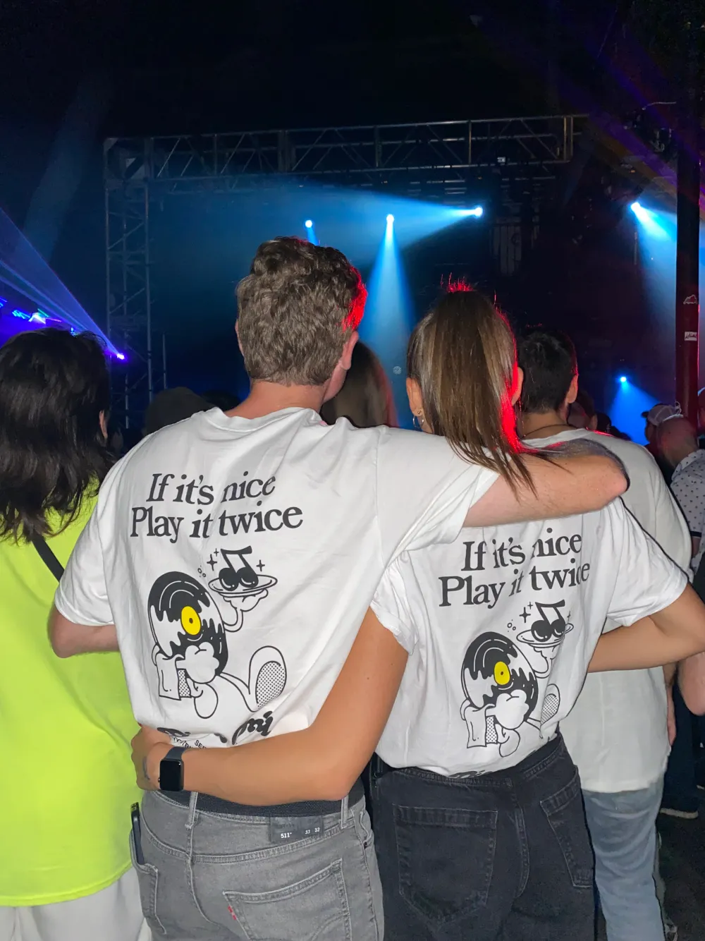 DISCO ONLY 'Play it Twice V2' Tee - White