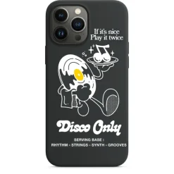 DISCO ONLY 'Play It Twice V2' Phone Case - Black