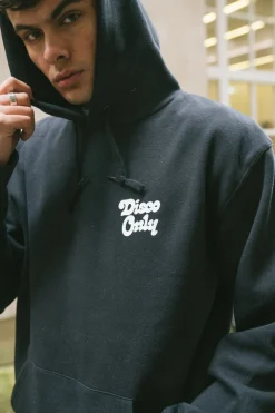 DISCO ONLY 'Play It Twice V2' Hoodie - Black