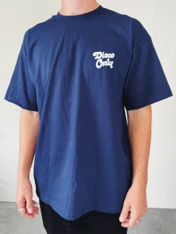 DISCO ONLY 'Play it Twice V2' Tee - Navy