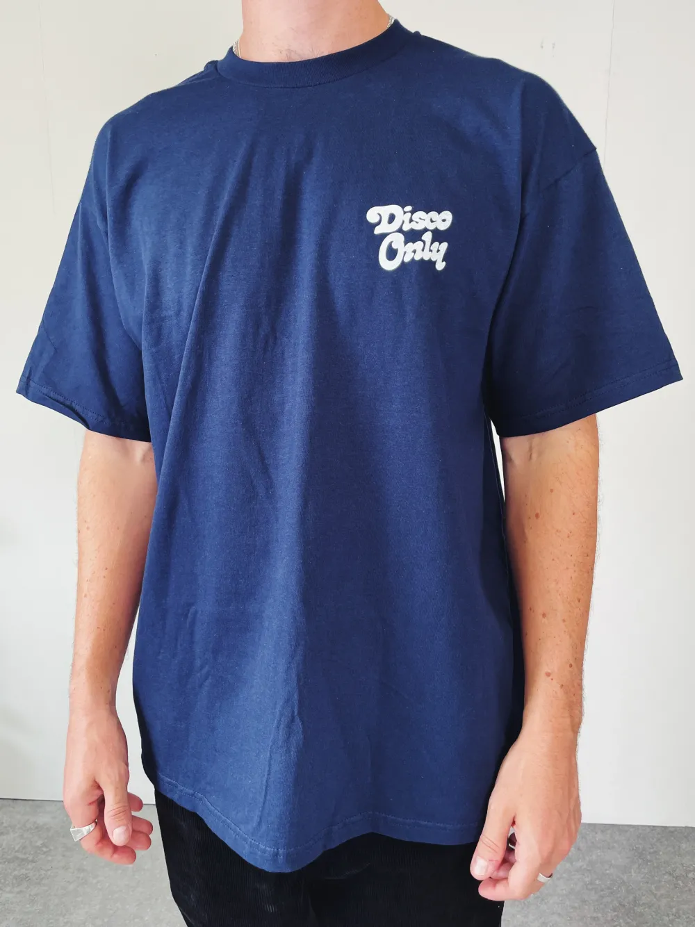 DISCO ONLY 'Play it Twice V2' Tee - Navy